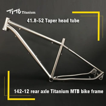 DOPRAVA ZDARMA !!! TiTo Titán MTB bike rám, 26` 27.5` 29` skryté kotúčové brzdy, sedadla 142-12 barel hriadeľ bicykli 1